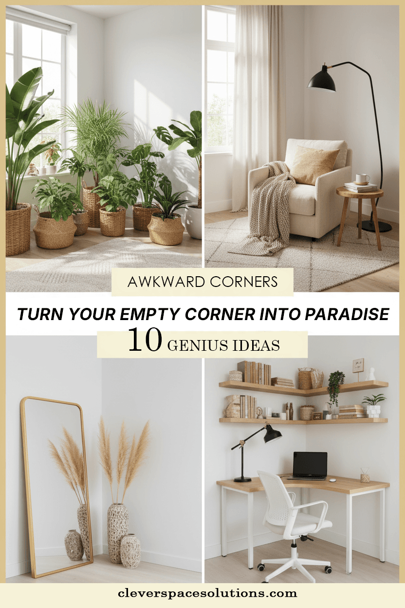 What to Put in an Empty Corner? 10 Genius Ideas