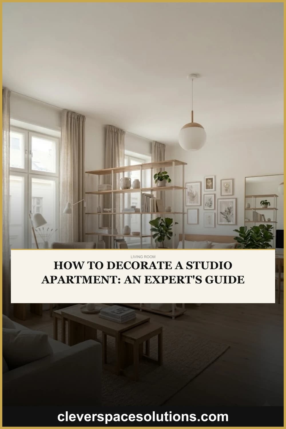 How to Decorate a Studio Apartment: An Expert's Guide