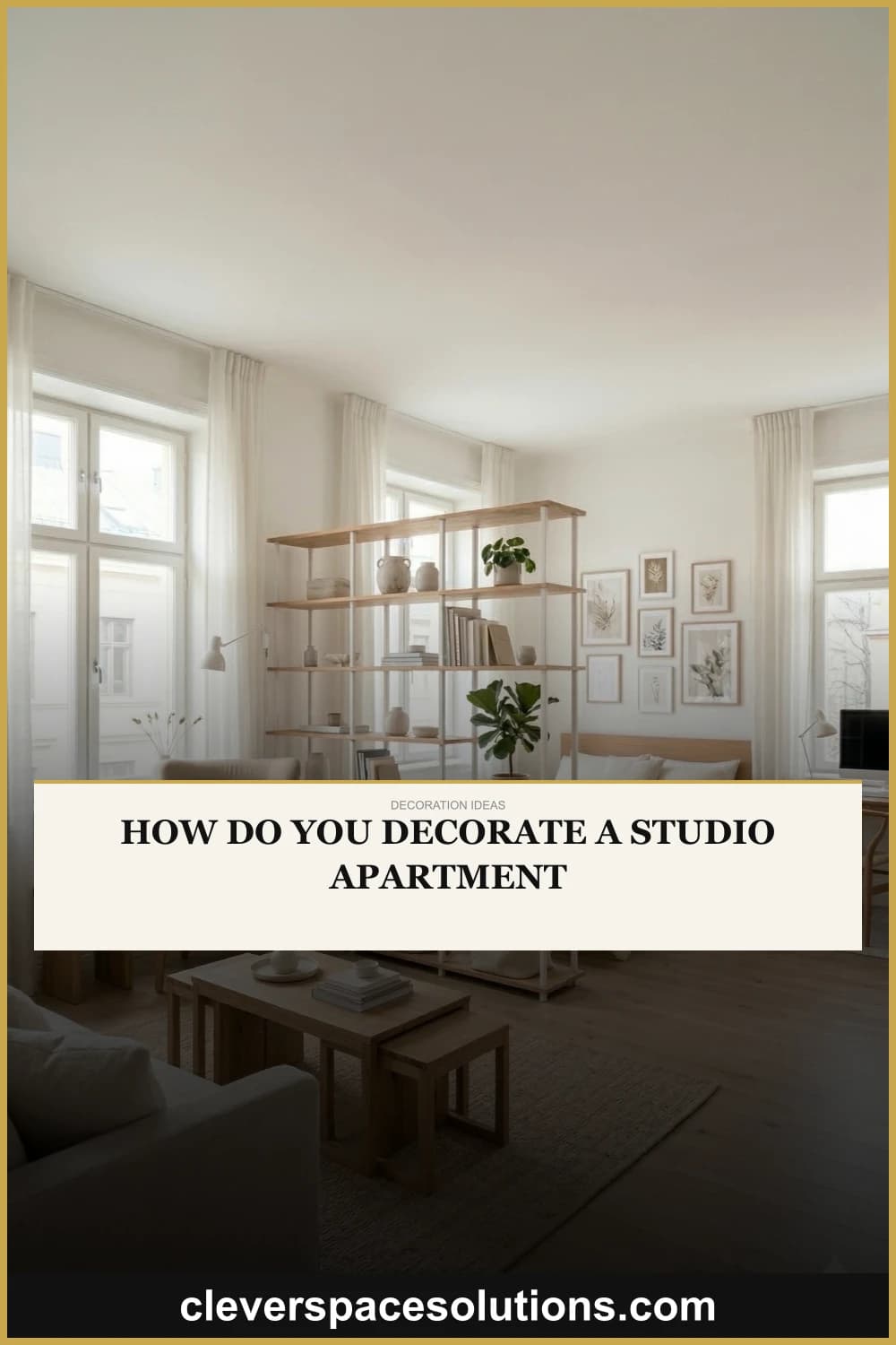 How Do You Decorate a Studio Apartment?