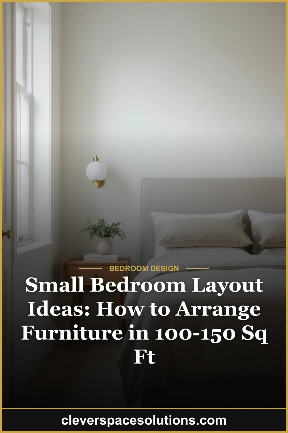 Small Bedroom Layout Ideas: How to Arrange Furniture in 100-150 Sq Ft