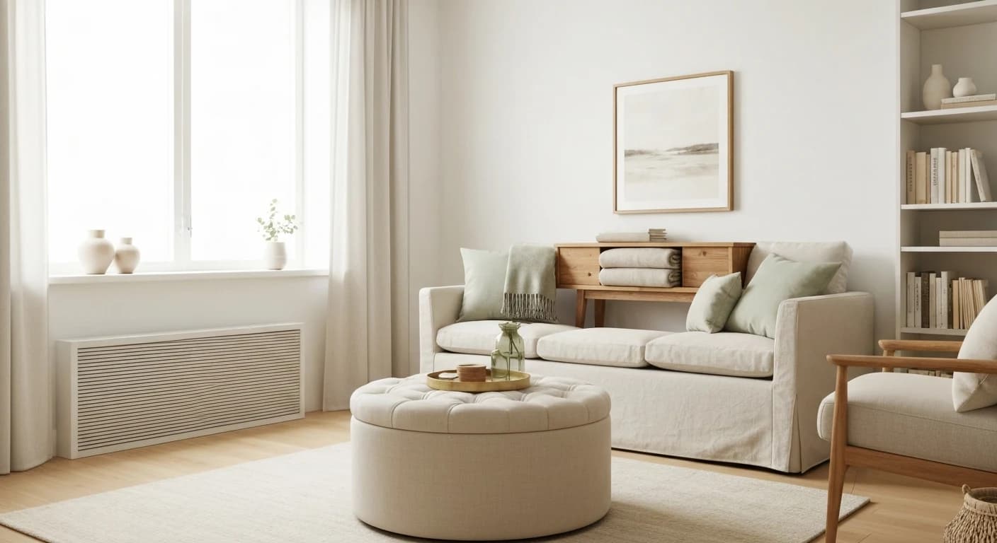 Space-Saving Storage Furniture for Small Apartments: Ottomans, Cabinets & Hidden Solutions
